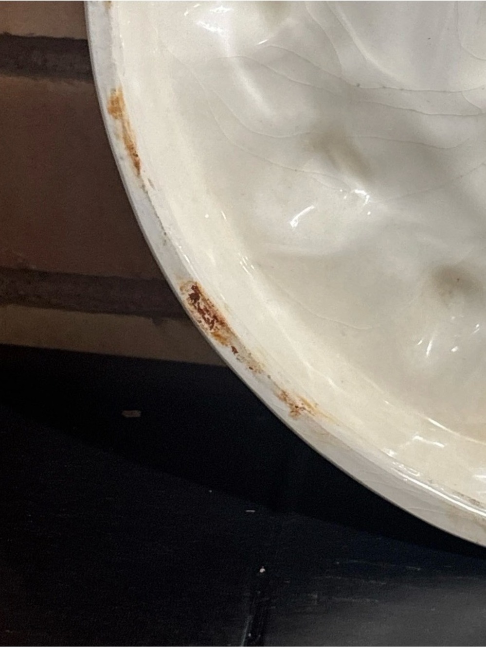 vintage ceramic strawberry pie lid Only 10” - Picture 6 of 10